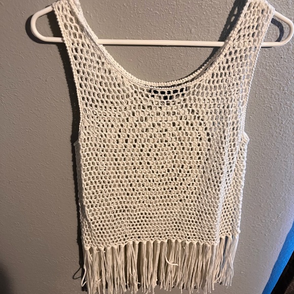 Fringe Hem short sleeve - Picture 3 of 3